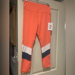 Zyia Tangerine Light and Tight Leggings.